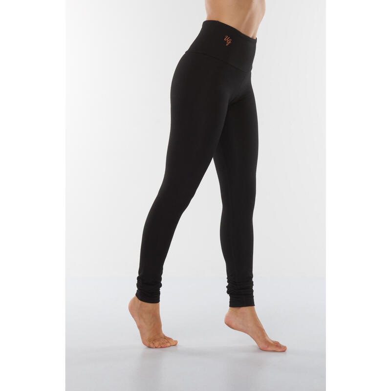 Legging de yoga Satya - Legging tendance taille haute dry fit  - Noir