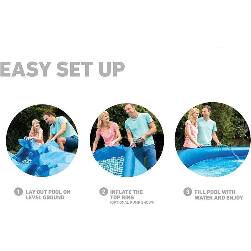 IN28101 Easy Set Inflatable Swimming Pool (Ages  3+) (SIZE: 6' X 20")