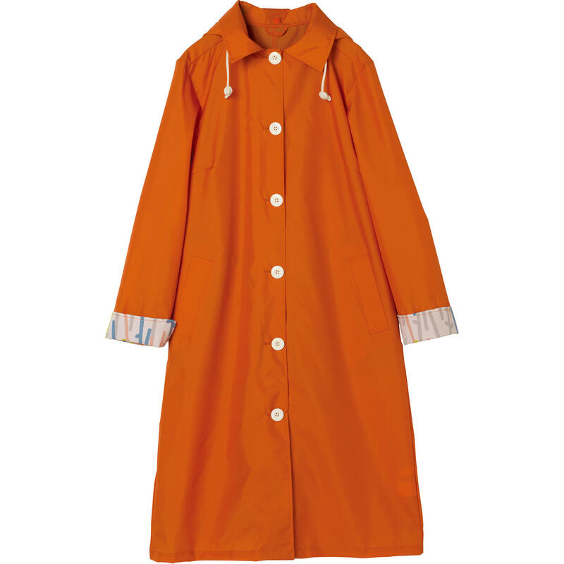 R1106 彩圖雨衣 - 橙色 (附收納袋)