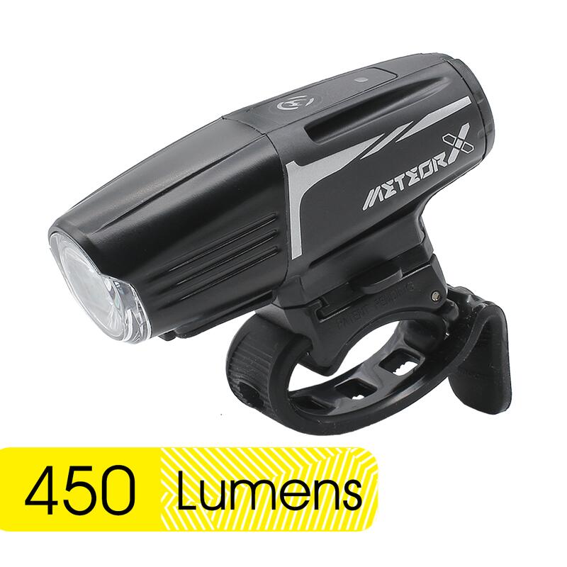 luz delantera usb para bicicletas Moon Meteor-X Auto