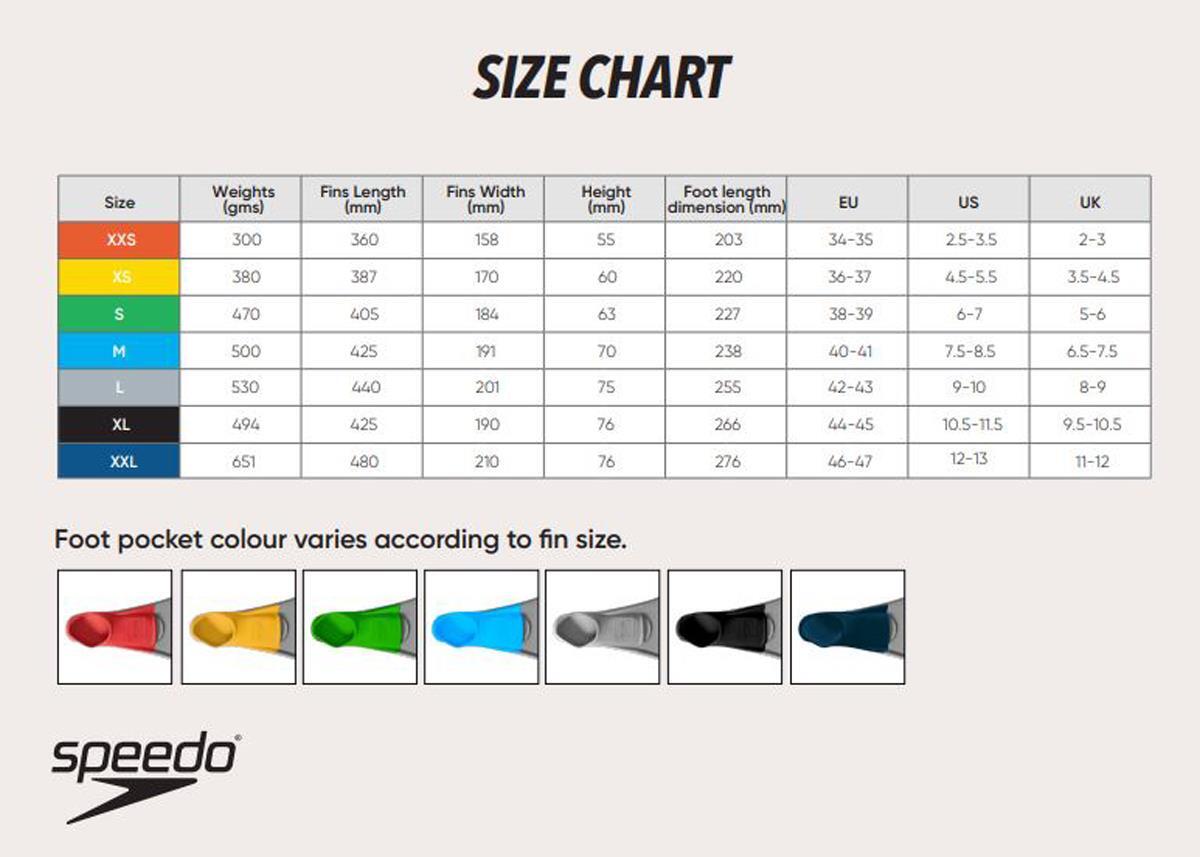 Speedo Long Blade Fins 4/5