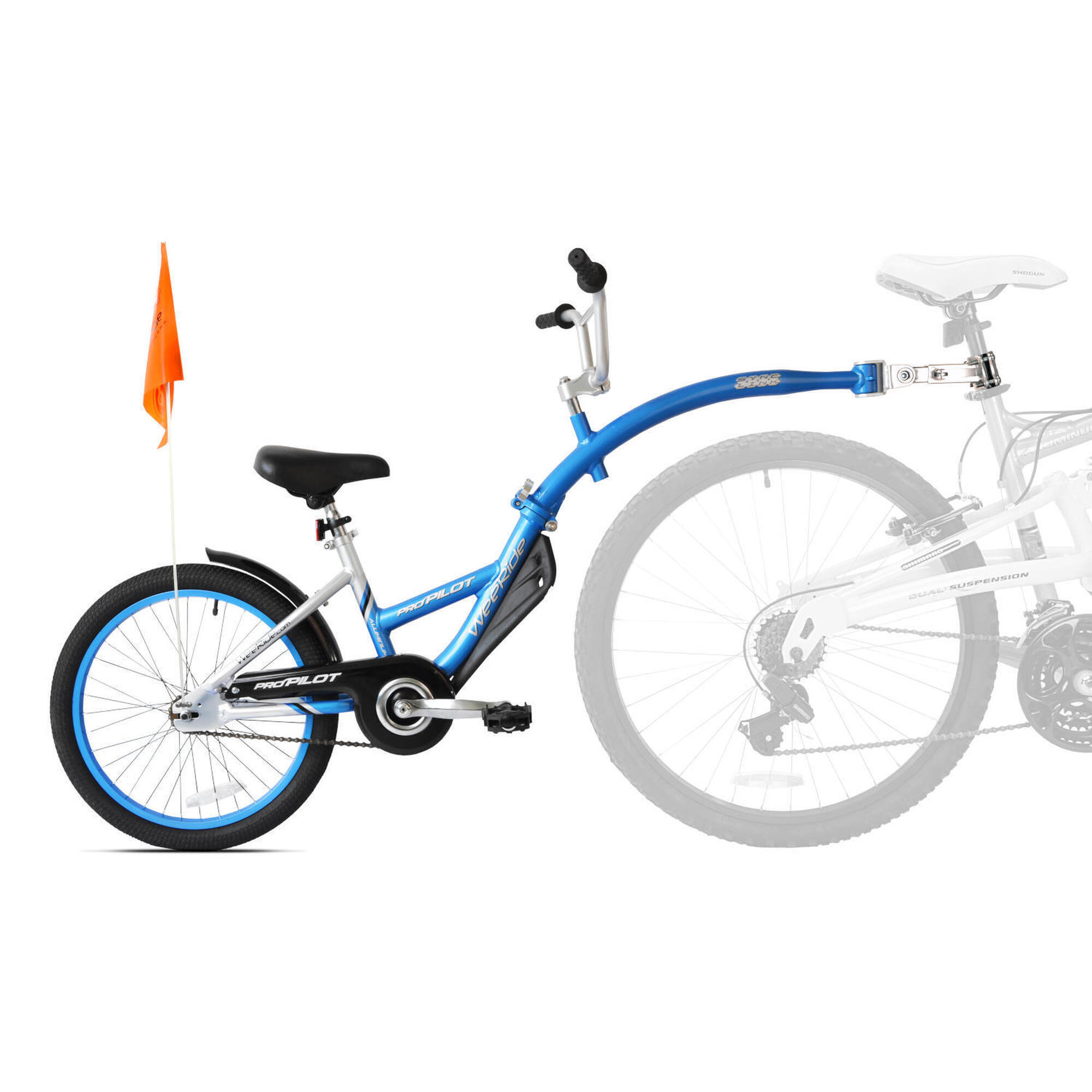 WEERIDE WeeRide Pro Pilot Aluminium Tagalong Trailer Bike Seat - Blue