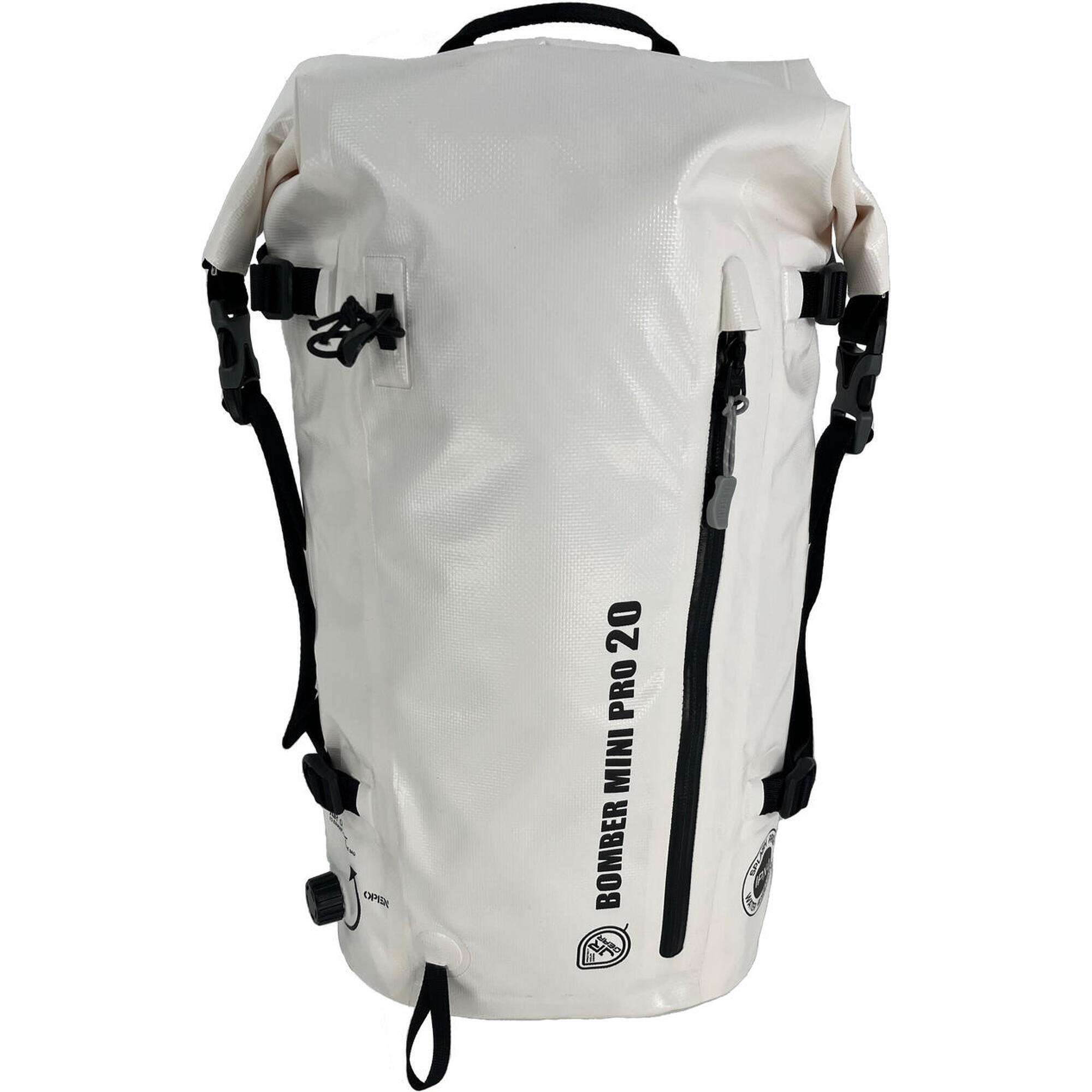 Bomber Mini Pro Vision J Roll-top Waterproof Bag 20L - White