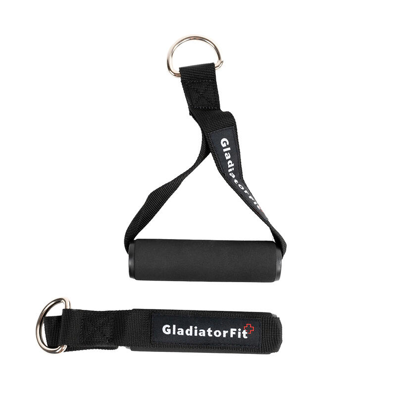 Poignées de tirage rembourrées en mousse GladiatorFit (lot de 2)