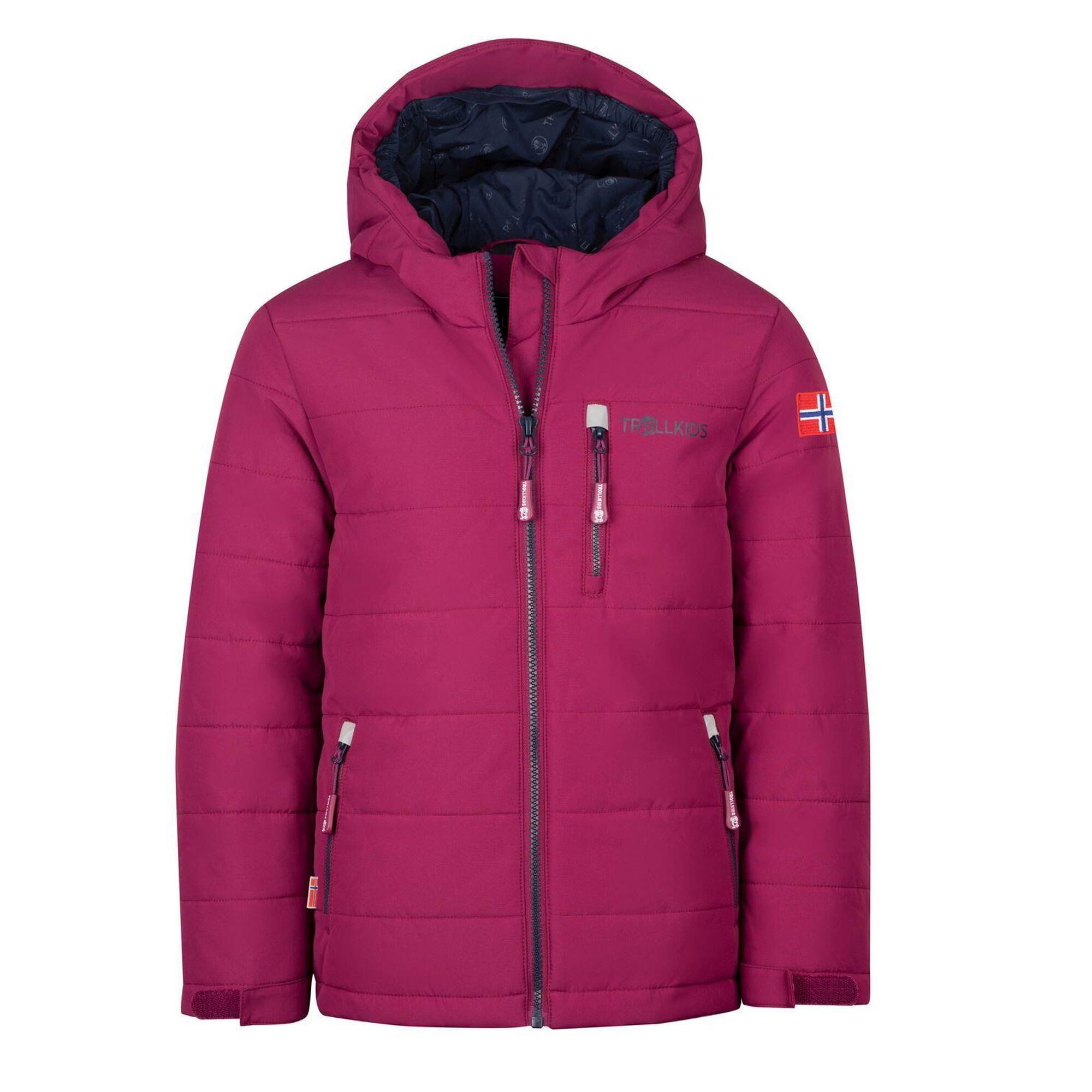 Hemsedal XT children's winter jacket plum/navy blue