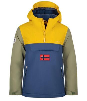 Kinder Parka Mantel KIRKENES Wasserdicht Marineblau/Mittelblau
