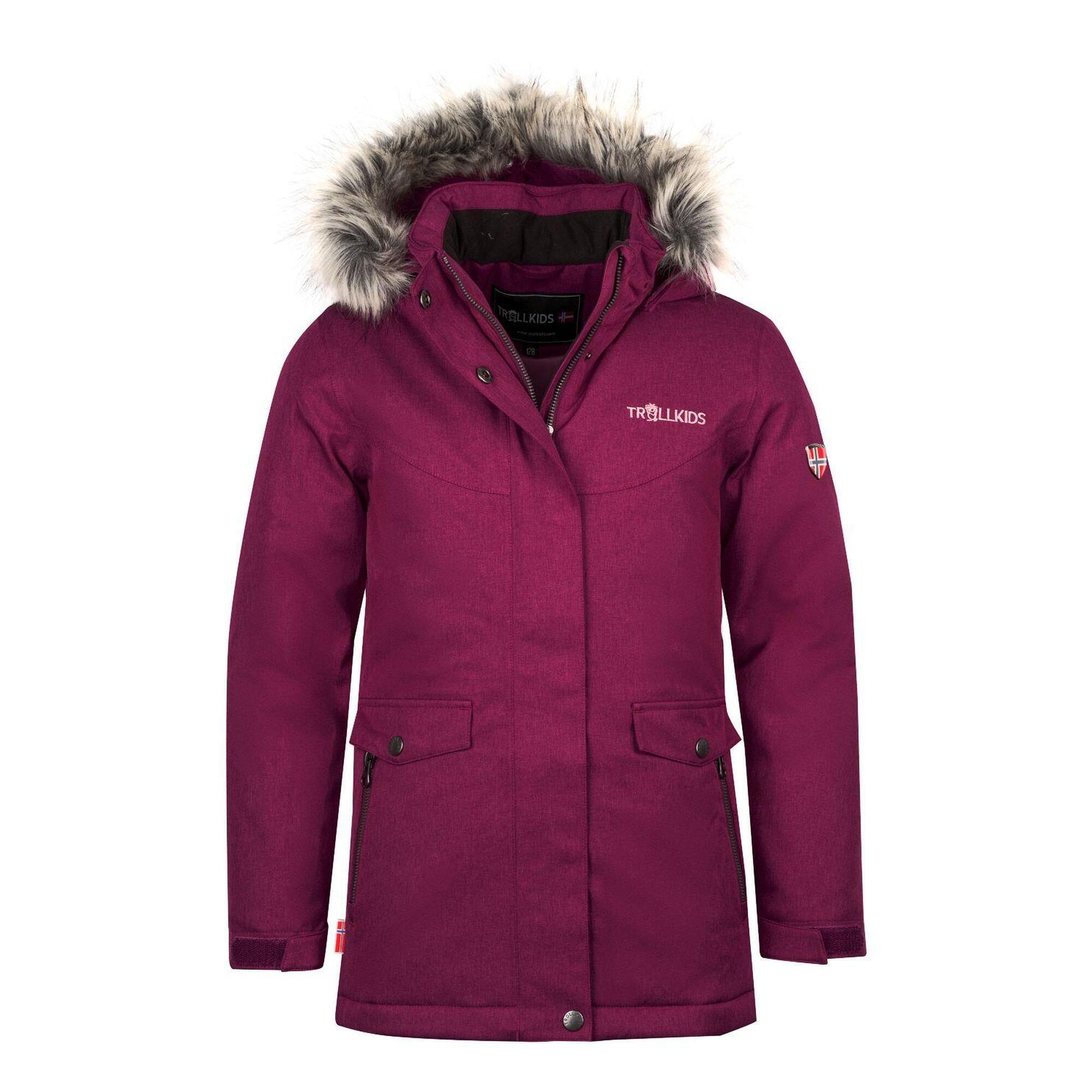 Girl's winter coat Oslo XT plum/purple