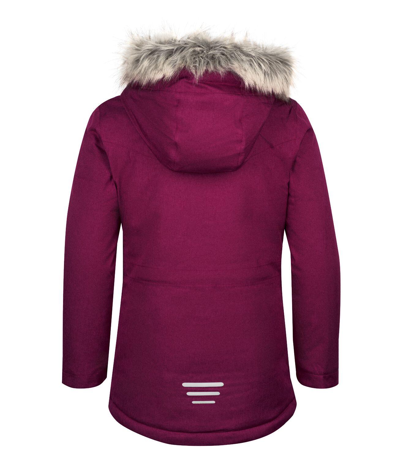 Manteau d'hiver fille Oslo XT prune/violet 2/3