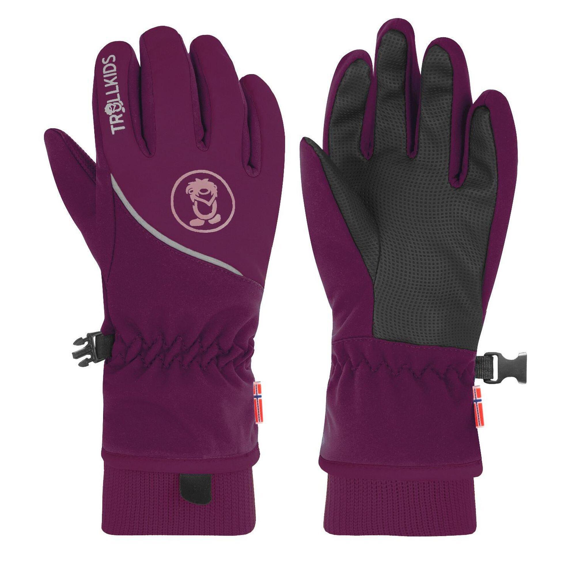 Trollkids - Gants Enfants Trolltunga Prune - Gants - Violet - 7 - Decathlon