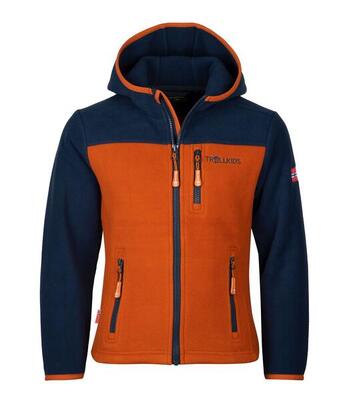 Kinder Fleecejacke Stavanger Dunkel Marine/Mystik Blau