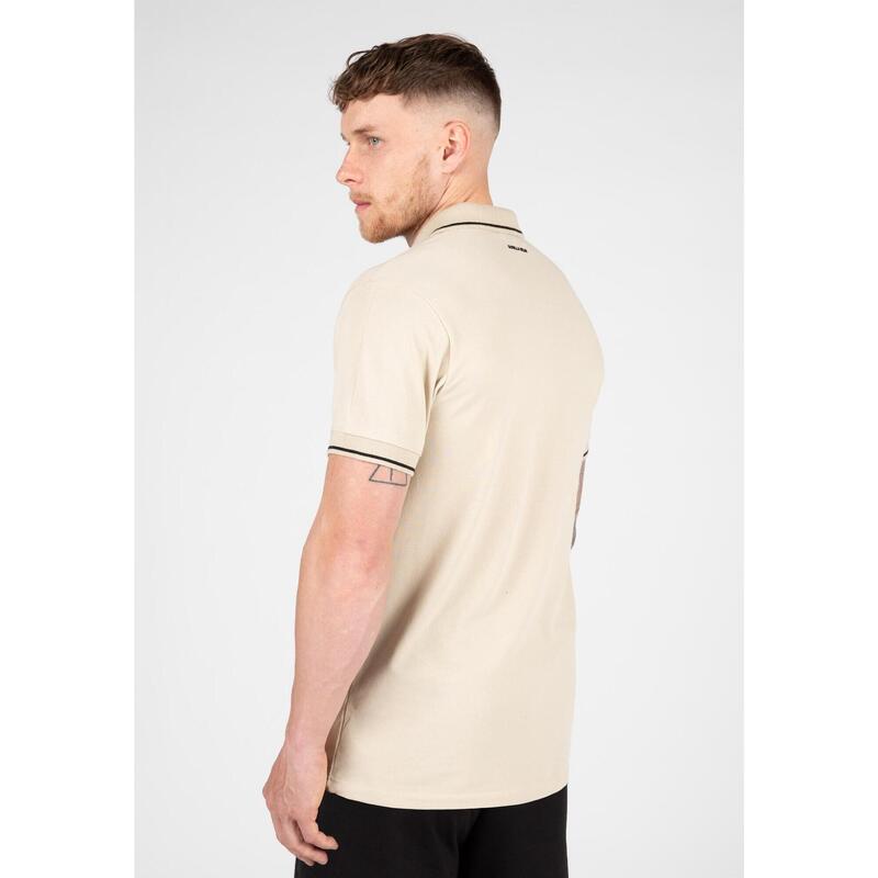 Delano Polo- Beige/Noir