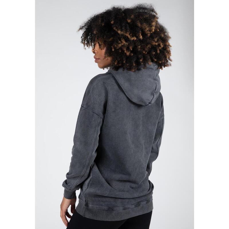 Crowley Oversized Women's Hoodie - Washed Gray