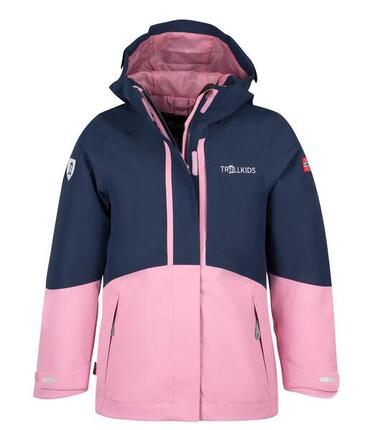 Mädchen 3in1 Mädchen Jacke Skanden Marineblau/Violett