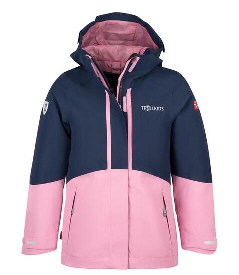 Mädchen Jacke Skaland Marineblau/Violett