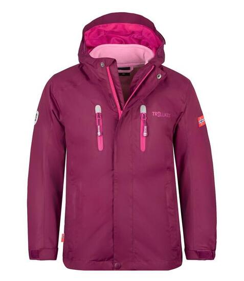 Kinder 3-in-1-Funktionsjacke Myrdal PRO Pfeffergrün/Marineblau