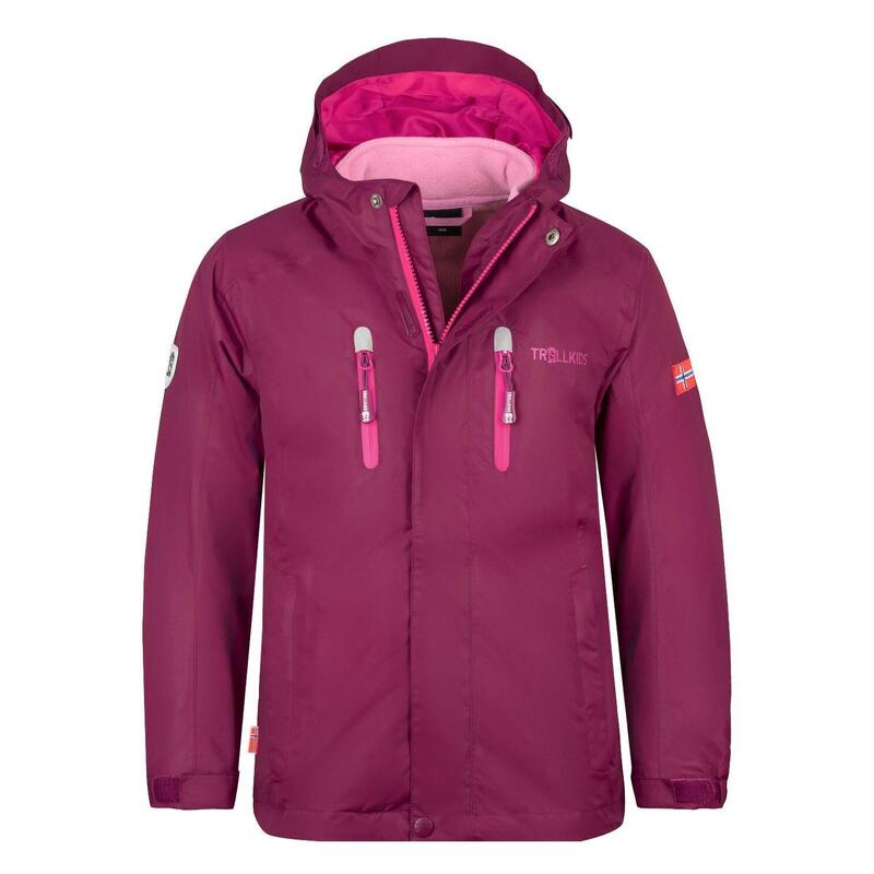 Kinder 3in1 Jacke Myrdal PRO Pflaume/Feuerbeere/Violett