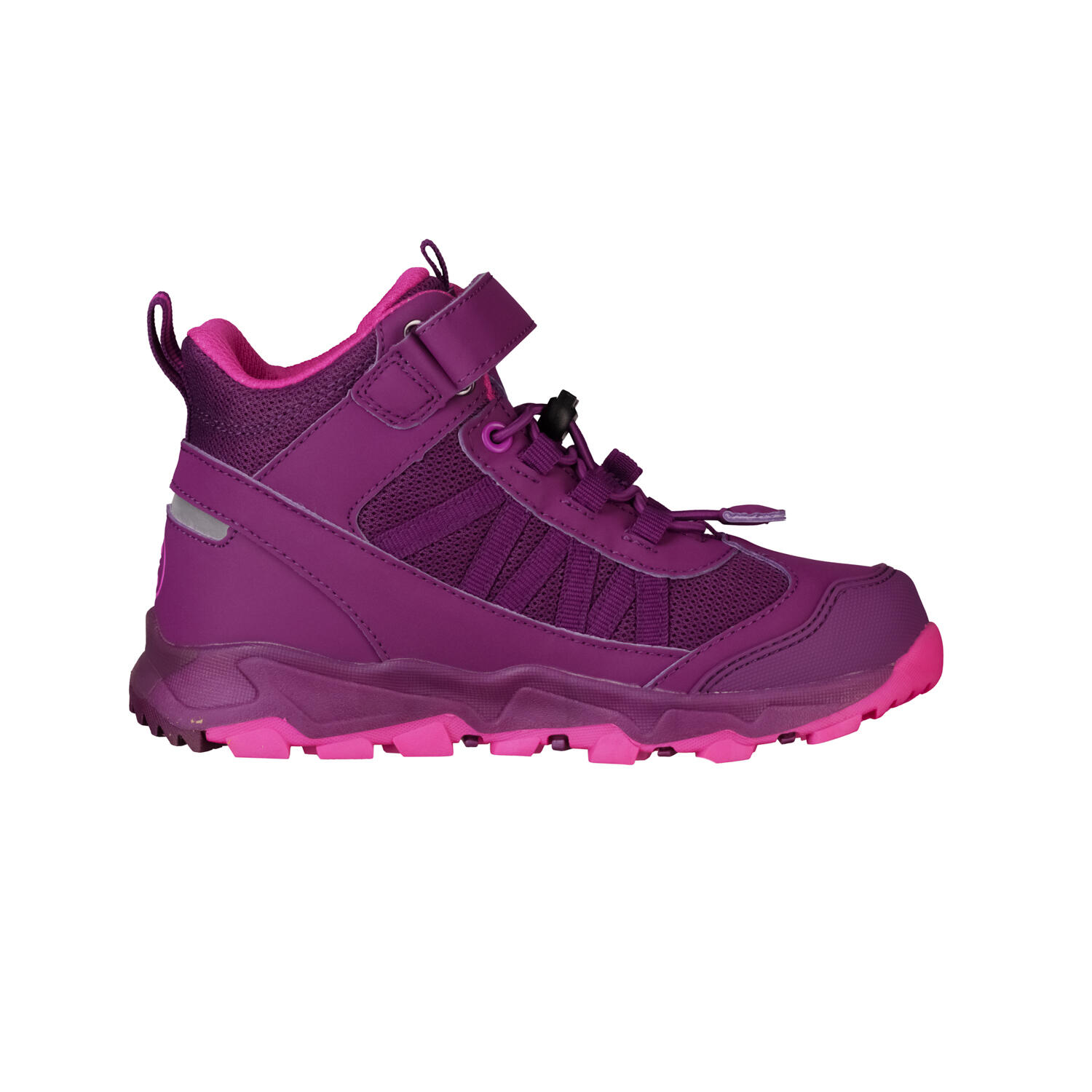Chaussures de randonnée pour enfants Tronfjell mid prune/bois de feu 2/5