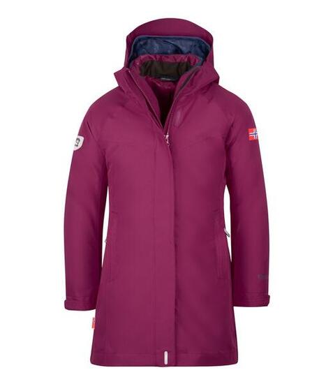 Mädchen 3in1 Mädchen Mantel Senja Marine/Staub-Blau