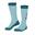 Kinder Ski Socken SKI SOCKS Wasserblau/Blaugrün