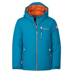 Veste d'hiver enfant Hemsedal XT hydrofuge, coupe-vent Bleu Foncé/Cannelle