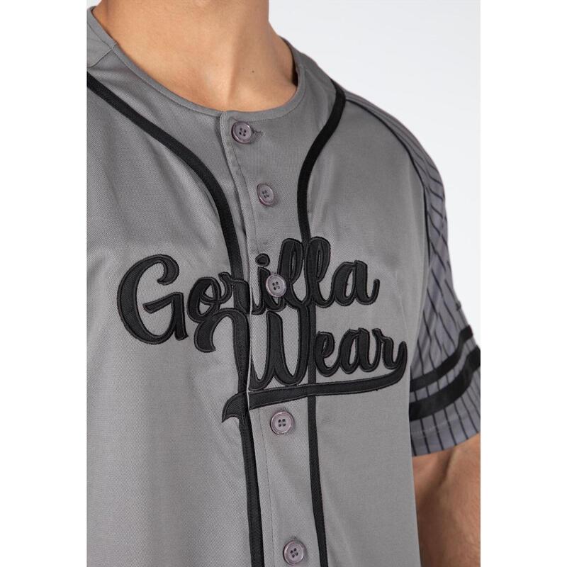 T-shirt - 88 baseball Jersey- Grau