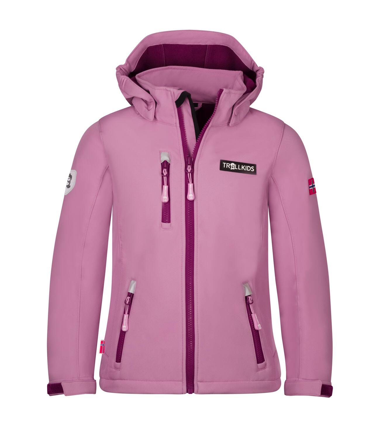 TROLLKIDS Kinder Jacke Preikestolen Violett/Pflaume