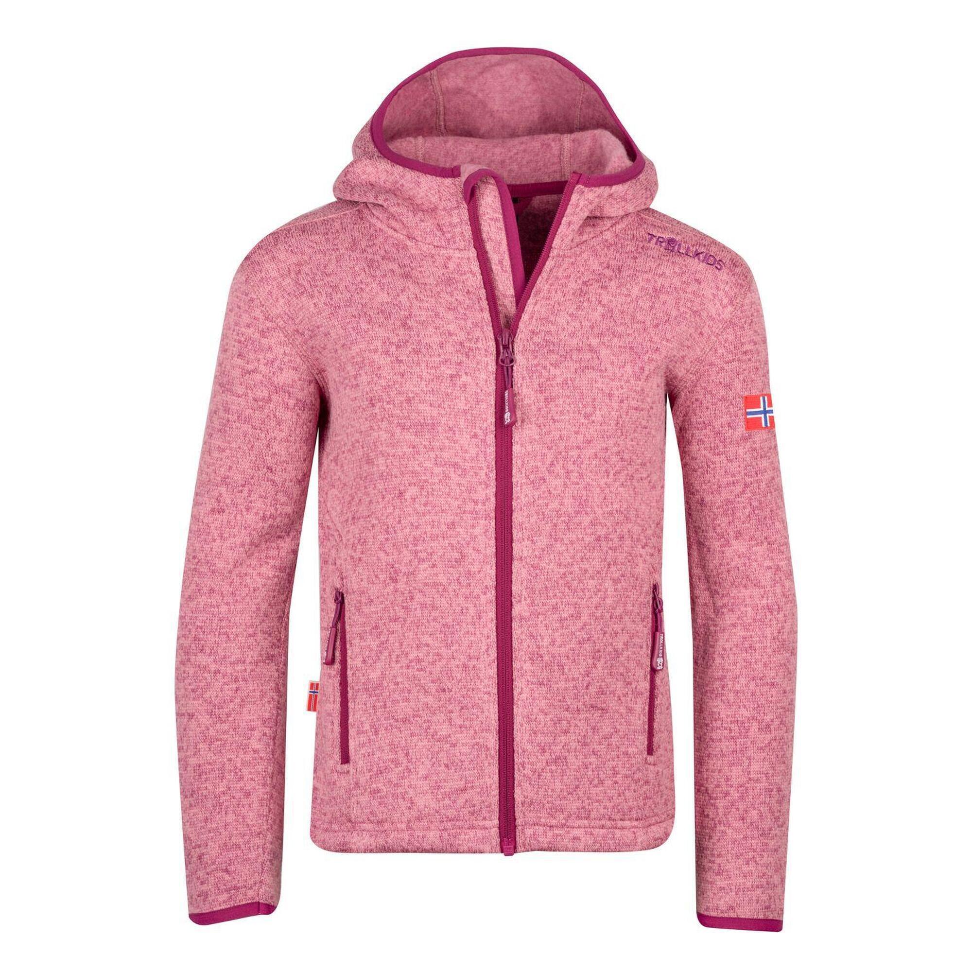 TROLLKIDS Mädchen Fleecejacke Jondalen XT Violett/Pflaume