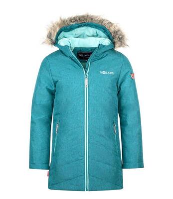 Kinder Winterjacke Lifjell Blaugrün/Wasserblau