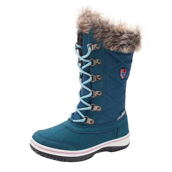 Filles Chaussures de neige Holmenkollen bleu-vert / bleu d'eau