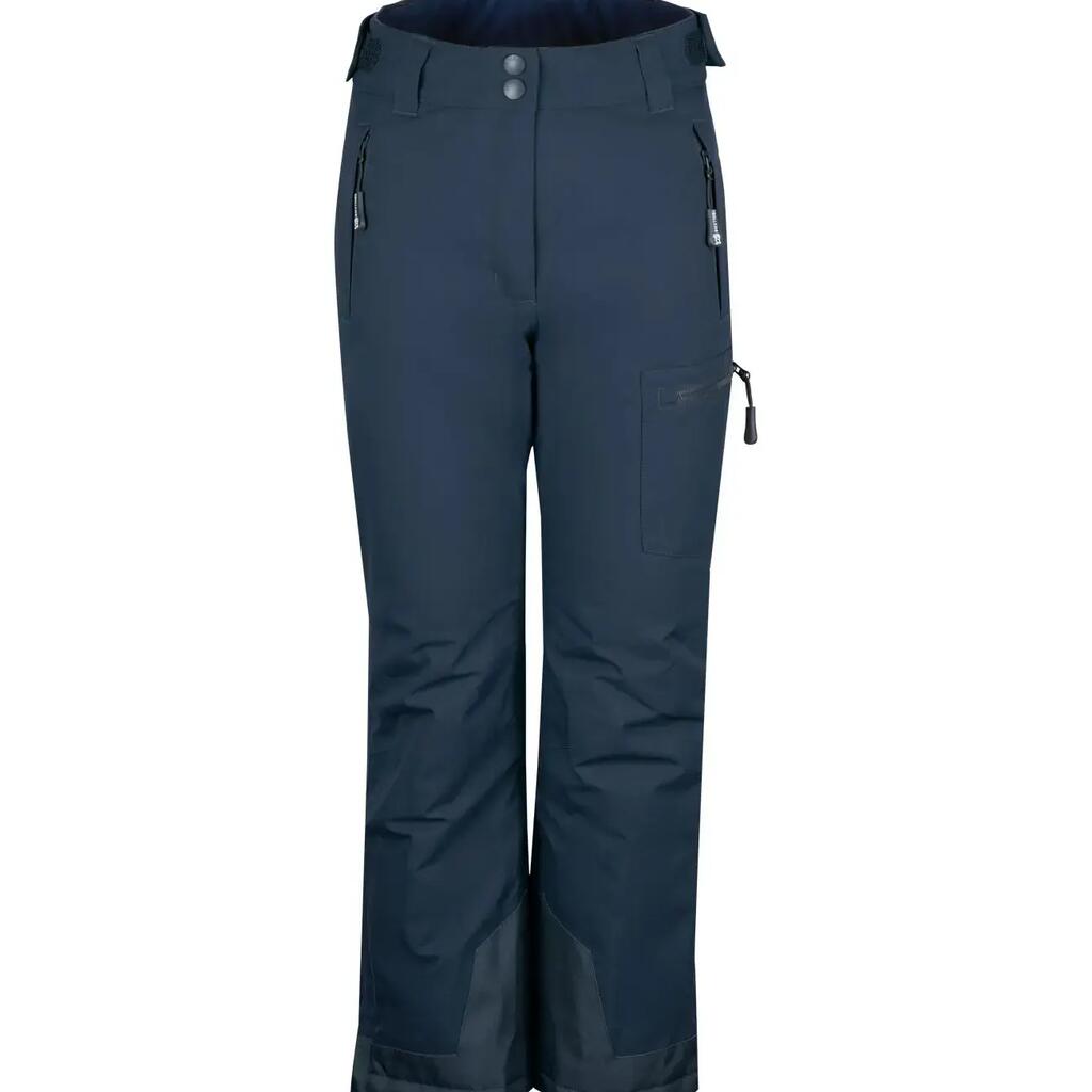 Hallingdal Kids' Ski Trousers Night Blue, Waterproof Polyester