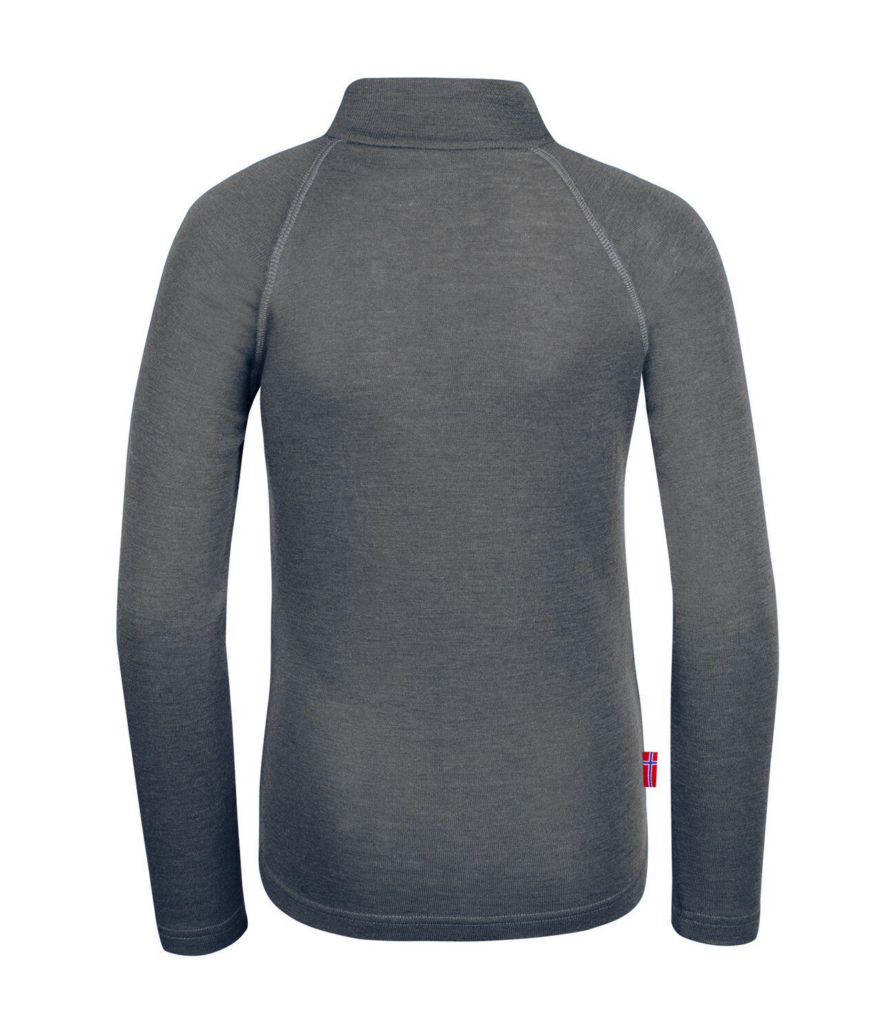 Pull pour enfants Lofoten Anthracite/Orange 2/3