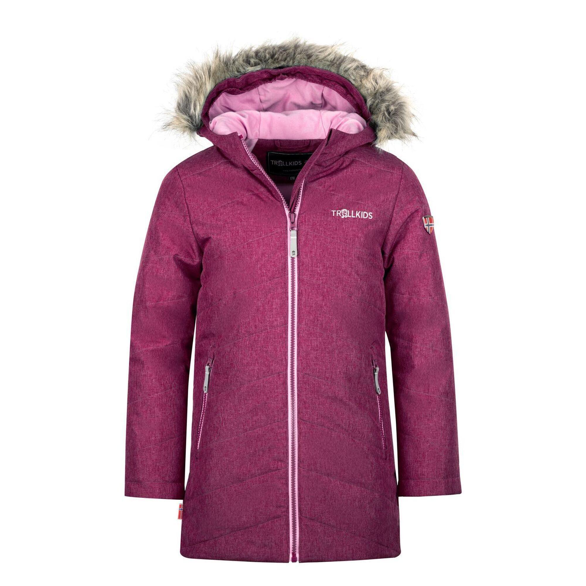 Lifjell children's winter jacket plum/purple