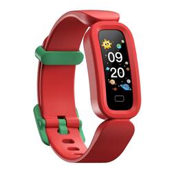 Pulsera de Actividad Inteligente Niños Gualaru G-FIT Rojo