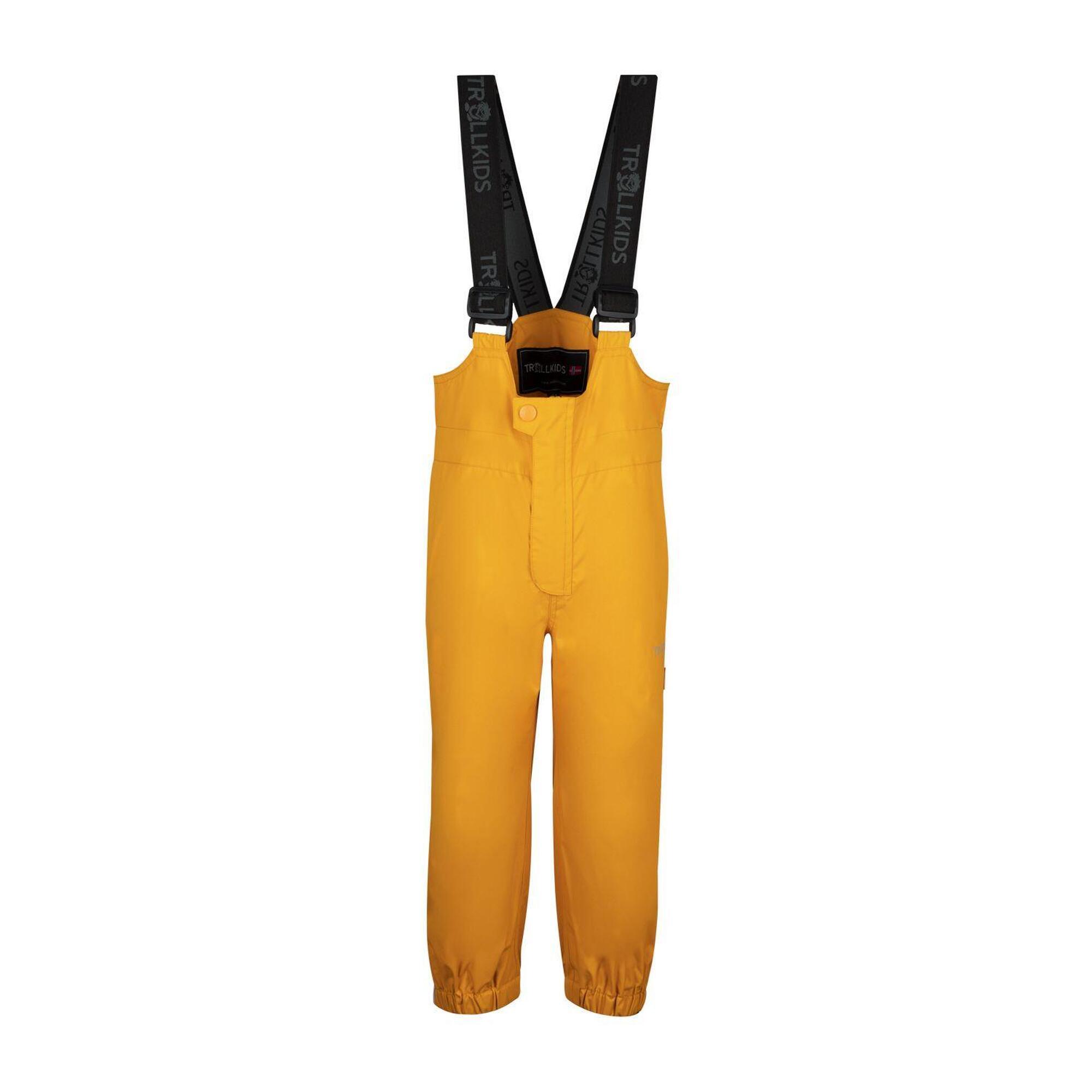 Odda children's trekking pants gold-yellow