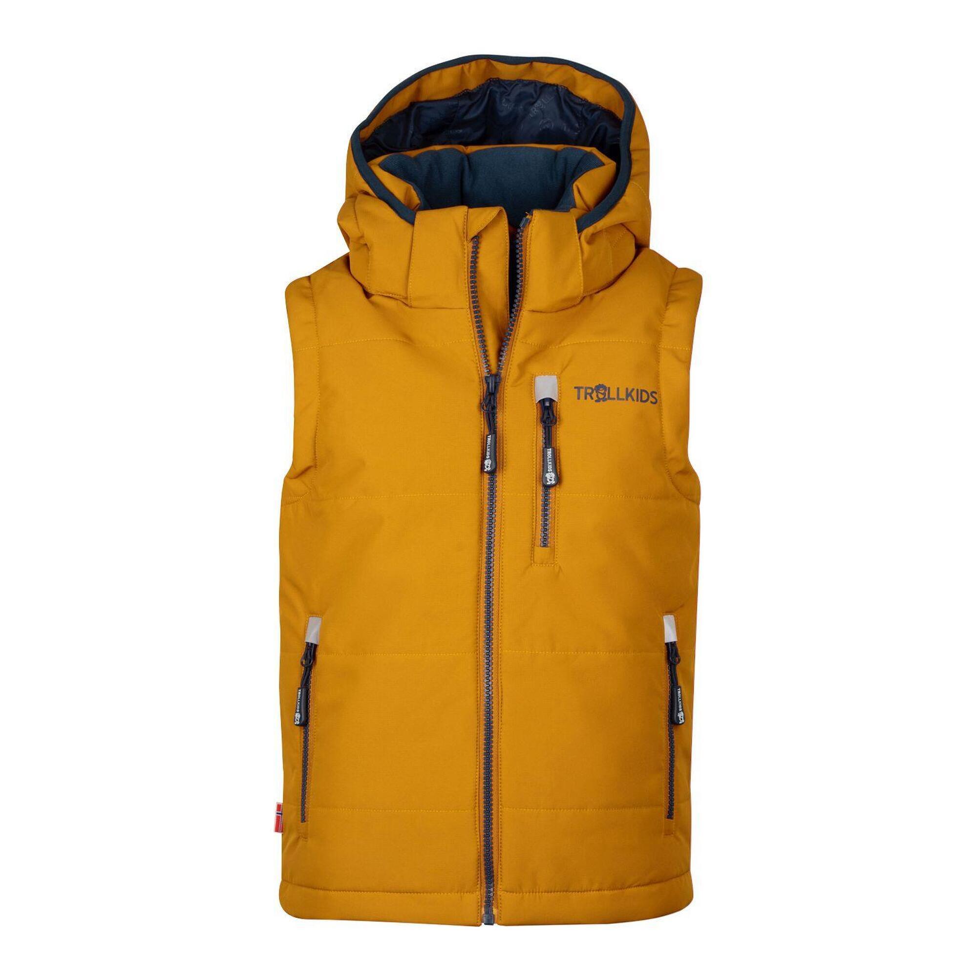 Narvik XT gold/blue vest for children