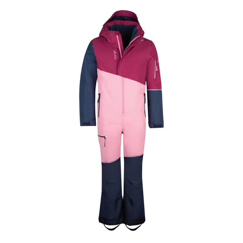 Combinaison de neige pour enfants Hallingdal Violet/Prune/Bleu