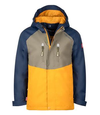 Kinder 3in1 Jacke Bryggen Waldgrün/Marineblau