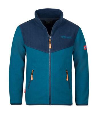 Kids fleece jacket oppdal xt ademend isolerend donkerblauw/nachtblauw