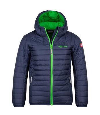 Kinder Steppjacke Eikefjord Pfeffergrün/Marineblau