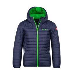 Veste matelassée pour enfants Eikefjord vert poivre/bleu marine