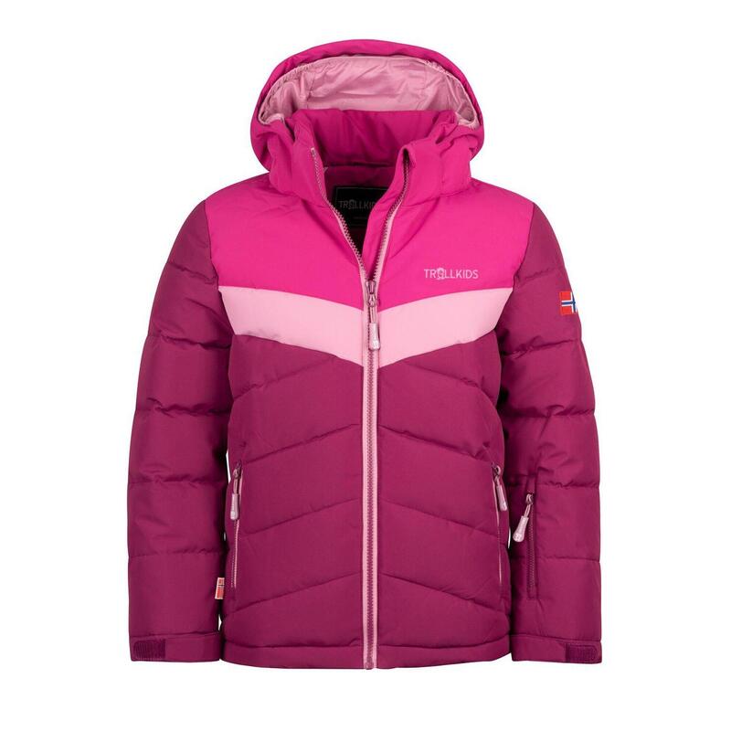 Mädchen Winterjacke Gryllefjord Pflaume/Feuerbeere/Violett