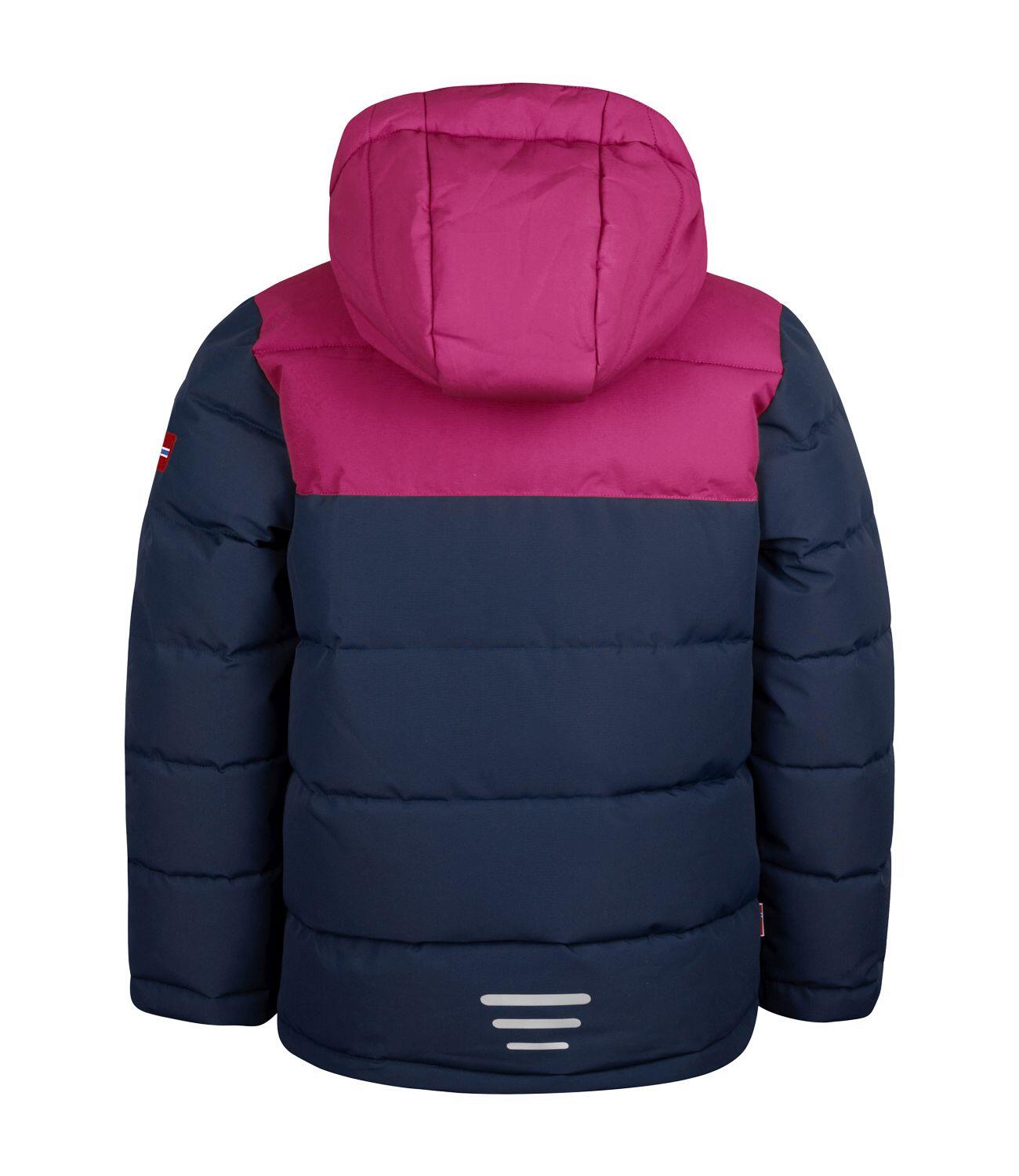 Filles Veste d'hiver Gryllefjord Bleu marine/Violet 2/5