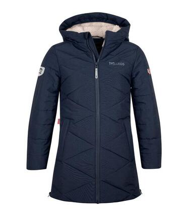 Mädchen Wintermantel Bergen Marineblau