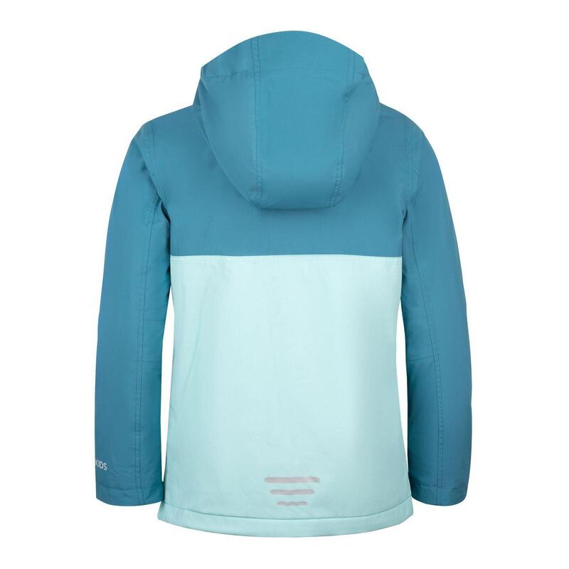 Anorak fille Kirkenes bleu-vert/bleu eau