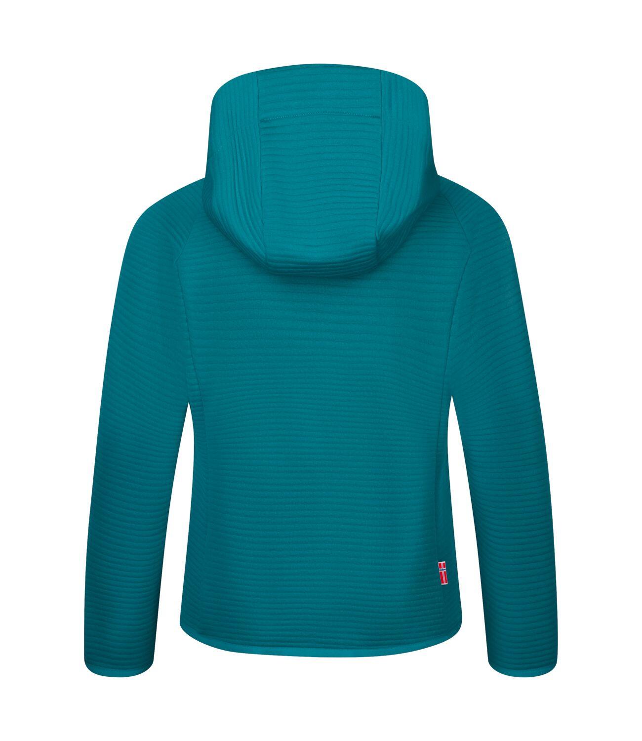 Kinder Hybridjacke Sirdal Nachtblau/Zimt 2/2
