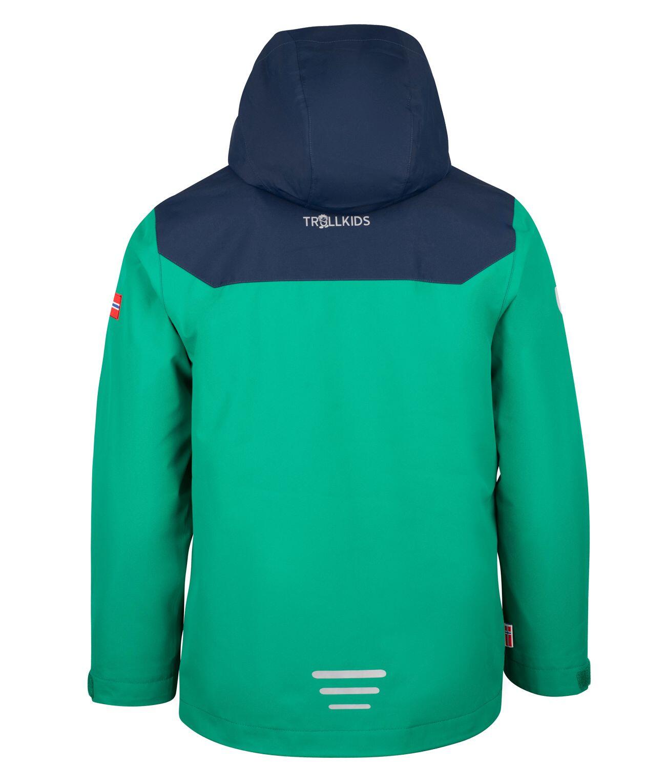 Veste fonctionnelle 3 en 1 Preikestolen pour enfants Vert poivre/bleu marine 2/5