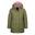 Manteau de duvet pour enfants ALESUND Olive foncé/Violet