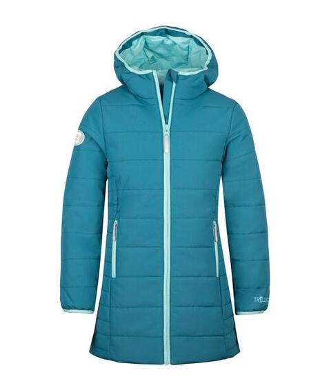 Manteau enfant Stavanger bleu-vert/bleu d'eau