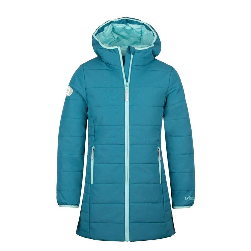 Manteau enfant Stavanger bleu-vert/bleu d'eau