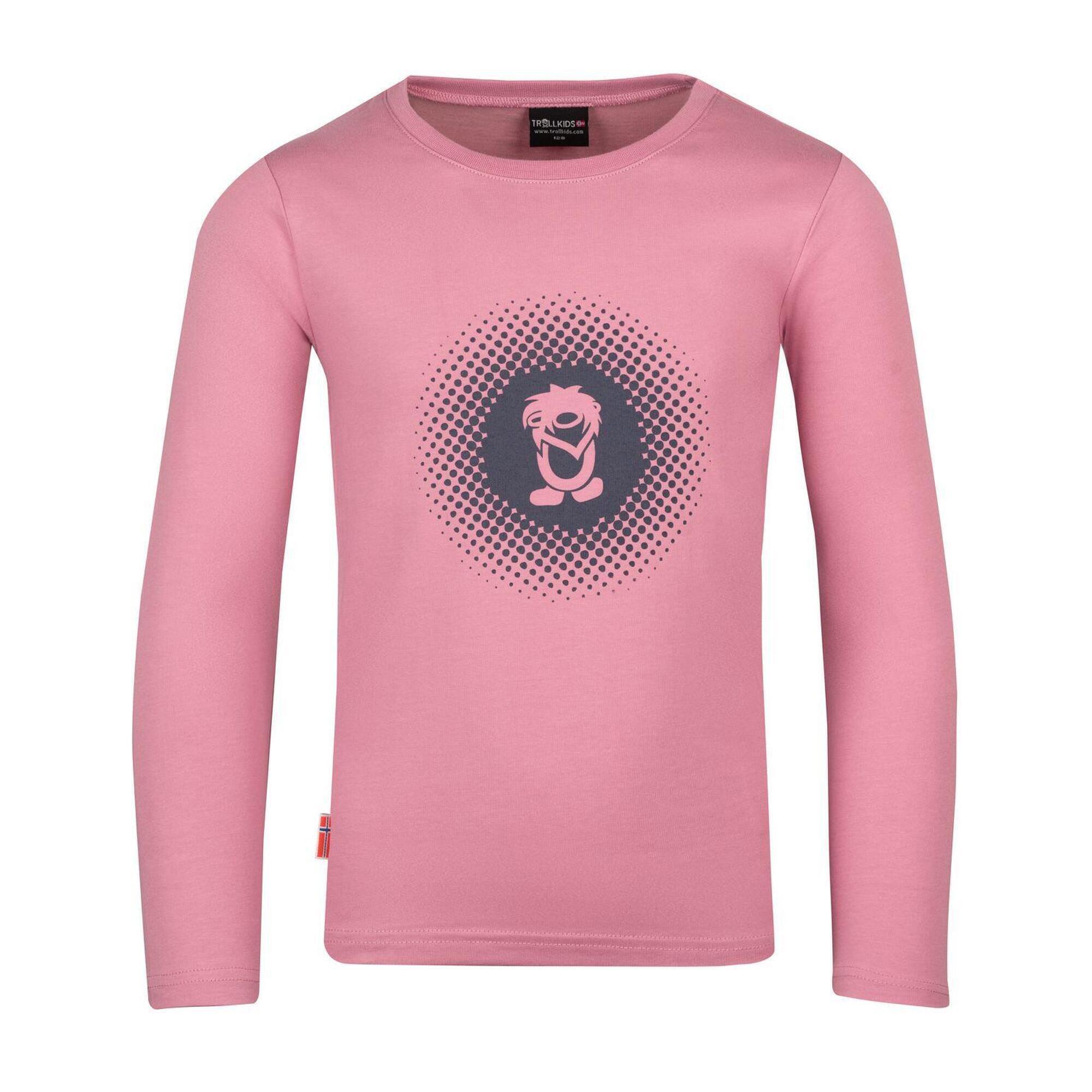 TROLLKIDS Kinder Longsleeve Pointillism Lila/Marineblau